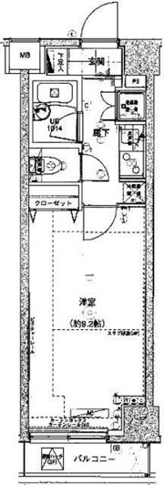 EXZAREGALO西日暮里の間取り画像
