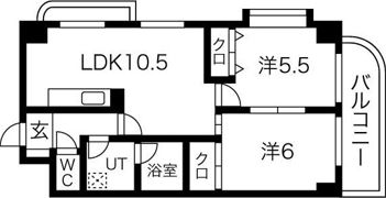 アーデン福江の間取り画像