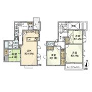 南田中戸建の間取り画像