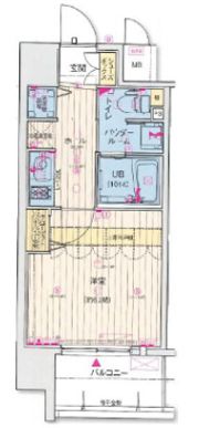 アドバンス東梅田アクシスの間取り画像