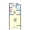 元魚ロイドアパートBの間取り画像