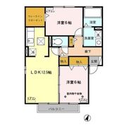フレシール Aの間取り画像