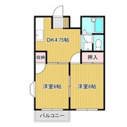 コーポときわの間取り画像