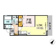 プロムナード八幡の間取り画像