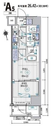 MAXIV CROS高島平MIRAISの間取り画像