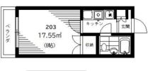 フローラ鶴見の間取り画像