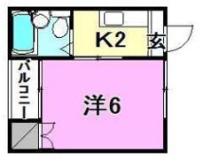 コーポ第一・第二此花の間取り画像