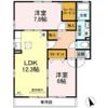 フォンティーヌ Y棟の間取り画像
