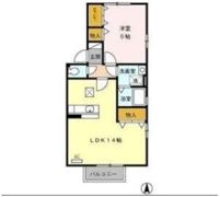 ラ・プレミール Cの間取り画像