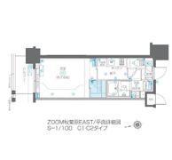ZOOM秋葉原EASTの間取り画像