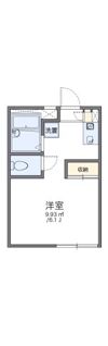 レオパレスグリーンヴェイルの間取り画像