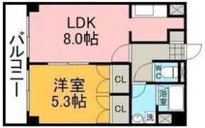 フォーシーズンズ水前寺の間取り画像