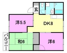 フローラル和泉の間取り画像