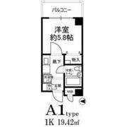 グランディール三津屋の間取り画像