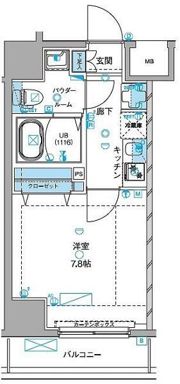 ジェノヴィア浅草Ⅲグリーンヴェールの間取り画像
