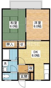 パティオ久山Bの間取り画像