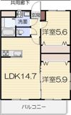 椿参道ヒルズの間取り画像