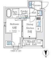 ジオエント秋葉原の間取り画像