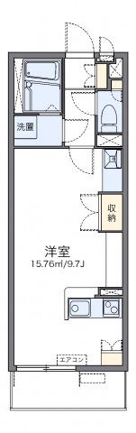 レオネクスト中川Ⅲの間取り画像