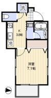 クレール蒲田の間取り画像