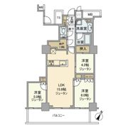 プラウドタワー石神井公園の間取り画像
