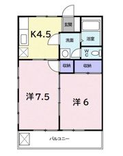 エクセル上水の間取り画像