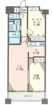 フェリーチェの間取り画像