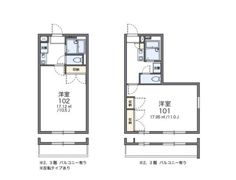 レオパレスメゾンの間取り画像