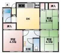 大森北2丁目準貸家の間取り画像