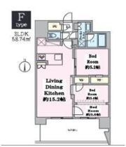 クレストコート東陽町の間取り画像
