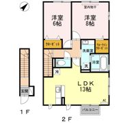 ベルメールの間取り画像