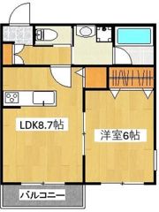 ベルアートの間取り画像