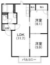 ライブタウン高丘Bの間取り画像