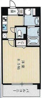 プロシード本町西セレーノの間取り画像