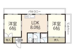 グランコート庚午中の間取り画像