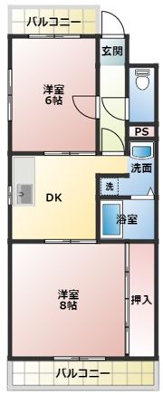 ファミーユおおぶの間取り画像
