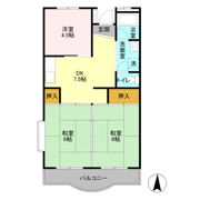 クレセントハイツの間取り画像