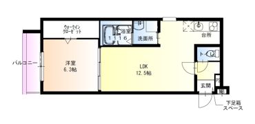 フジパレス千里丘Ⅲ番館の間取り画像
