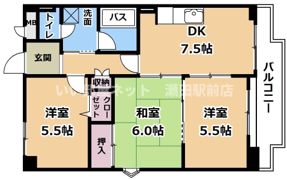 パークコート大津の間取り画像