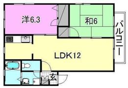 ディアス西石井の間取り画像