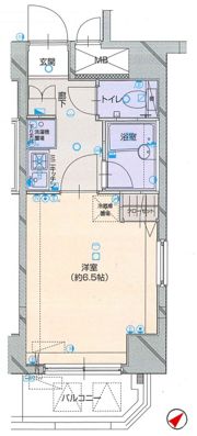 グラントゥルース東中野の間取り画像