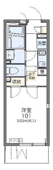 レオネクストエステート旗の台の間取り画像