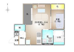 REGALEST 下伊福本町Ⅳの間取り画像