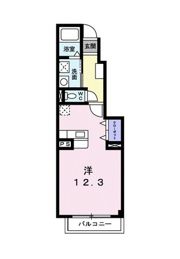 oAzo A棟の間取り画像