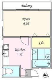 明風コーポの間取り画像