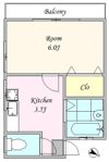 明風コーポの間取り画像