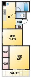 サンハイツの間取り画像
