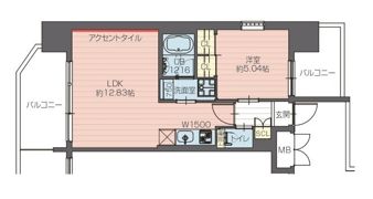 プレジオ森之宮の間取り画像