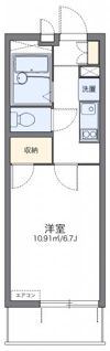 レオパレス新鎌ケ谷KIYOTAの間取り画像