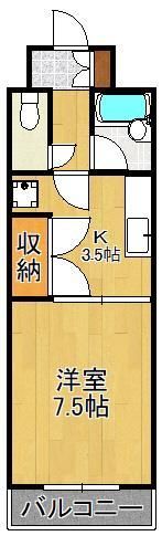 グランドアイ小倉の間取り画像